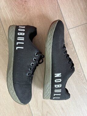 NOBULL Trainer Black Olive Cross Training Shoes Women’s 8 Men’s 6.5